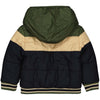 Meisjes Jacket RICKW220 van Quapi in de kleur AOP Green Wood Grunge in maat 98-104.
