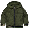Meisjes Jacket RICKW220 van Quapi in de kleur AOP Green Wood Grunge in maat 98-104.
