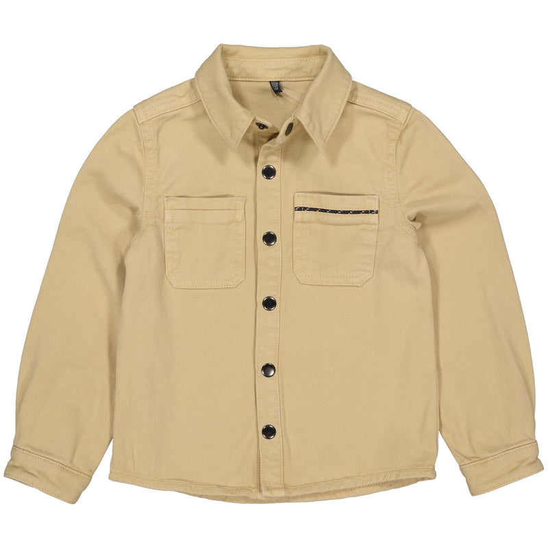 Jongens Blouse RIESW221 van Quapi in de kleur Sand Light in maat 98-104.