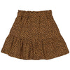 Meisjes Skirt RIONAW221 van Quapi in de kleur AOP Brown Fudge Dot in maat 98-104.