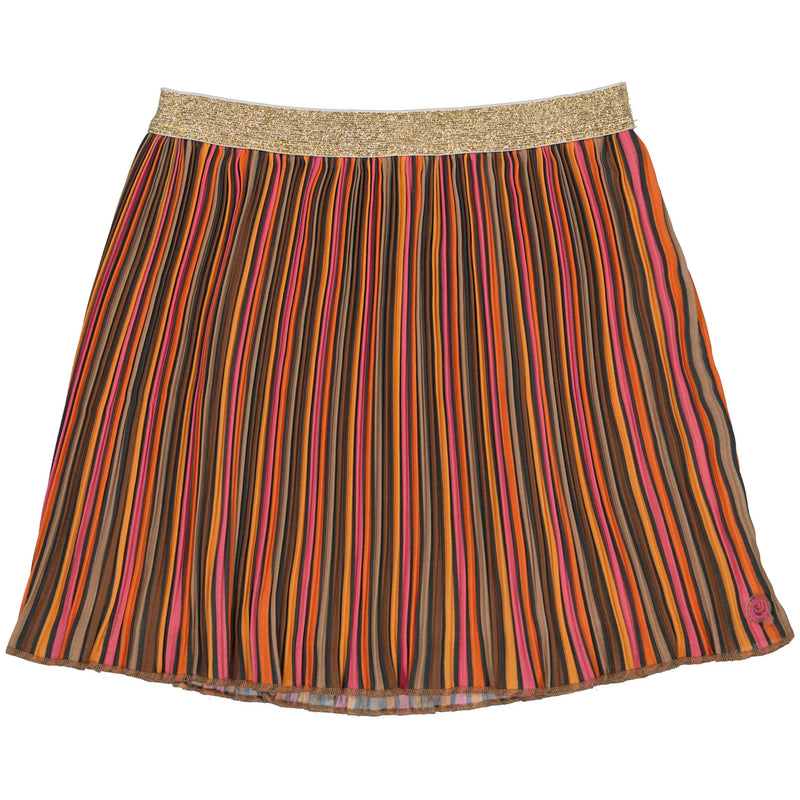 Meisjes Skirt RIVAW221 van Quapi in de kleur Blue Dark Multi Stripe in maat 98-104.