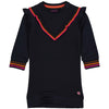 Meisjes Dress SADIEW221 van Quapi in de kleur Blue Dark in maat 86.