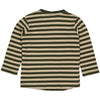 Jongens Longsleeve SAMUELW221 van Quapi in de kleur Green Wood Stripe in maat 86.