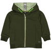 Jongens Cardigan SILASW221 van Quapi in de kleur Green Wood in maat 86.