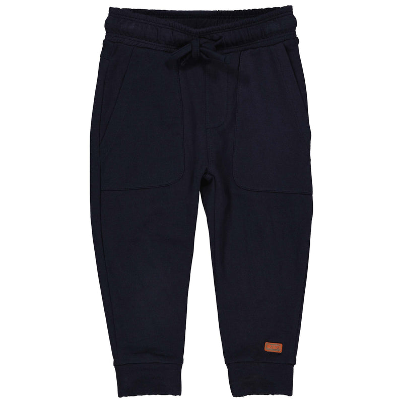 Jongens Sweatpants SIMRANW221 van Quapi in de kleur Blue Dark in maat 86.