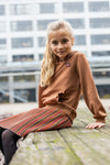 Meisjes Skirt RIVAW221 van Quapi in de kleur Blue Dark Multi Stripe in maat 98-104.