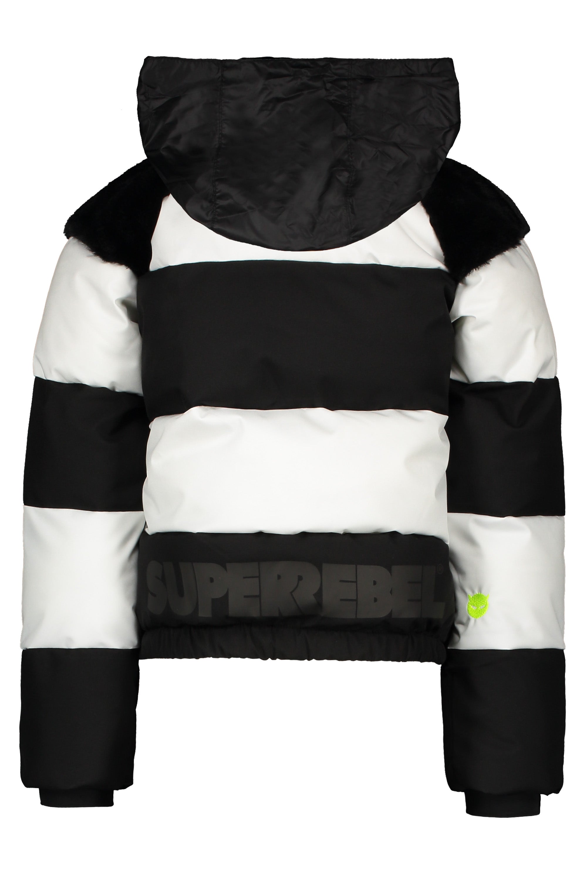 Super Rebel Winterjacket STACK Black/White