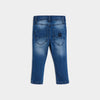 Jongens Jeans Jip medium blue denim van Retour in de kleur medium blue denim in maat 104.