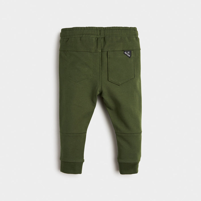 Jongens Sw Pant Vivaldo moss green van Retour in de kleur moss green in maat 104.