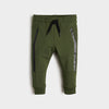 Jongens Sw Pant Vivaldo moss green van Retour in de kleur moss green in maat 104.