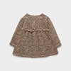 Meisjes Dress Chloe soft sand van Retour in de kleur soft sand in maat 104.