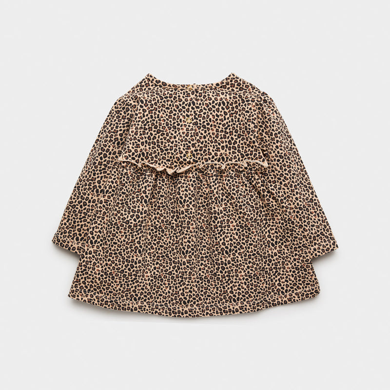 Meisjes Dress Chloe soft sand van Retour in de kleur soft sand in maat 104.