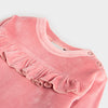 Meisjes Longsleeve Esra old pink van Retour in de kleur old pink in maat 104.