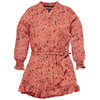 Meisjes Dress REBECCA W212 van LEVV in de kleur AOP Terra Flower in maat 176.