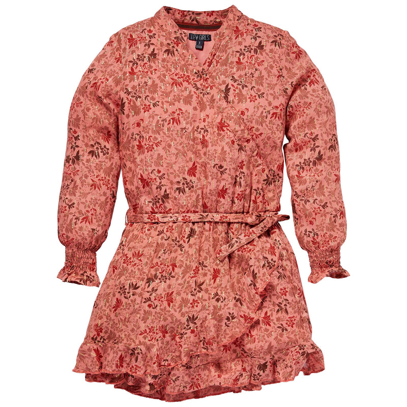 Meisjes Dress REBECCA W212 van LEVV in de kleur AOP Terra Flower in maat 176.