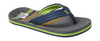 jongens KIDS AHI STRIPE GREEN van Reef in de kleur Groen in maat 37, 38.