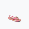 meisjes KIDS POM POM PINK van Reef in de kleur Roze in maat 37, 38.