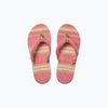 meisjes KIDS POM POM PINK van Reef in de kleur Roze in maat 37, 38.