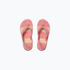 meisjes KIDS POM POM PINK van Reef in de kleur Roze in maat 37, 38.