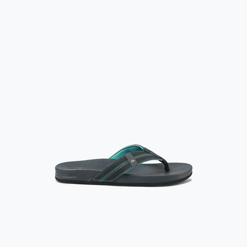 jongens KIDS CUSHION BOUNCE BLACK/BLUE van Reef in de kleur Zwart in maat 37, 38.
