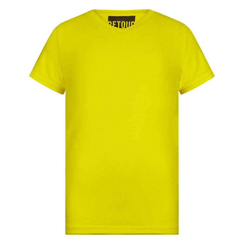 Jongens T-shirt Sean van Retour Jeans in de kleur Neon Green in maat 134/140.