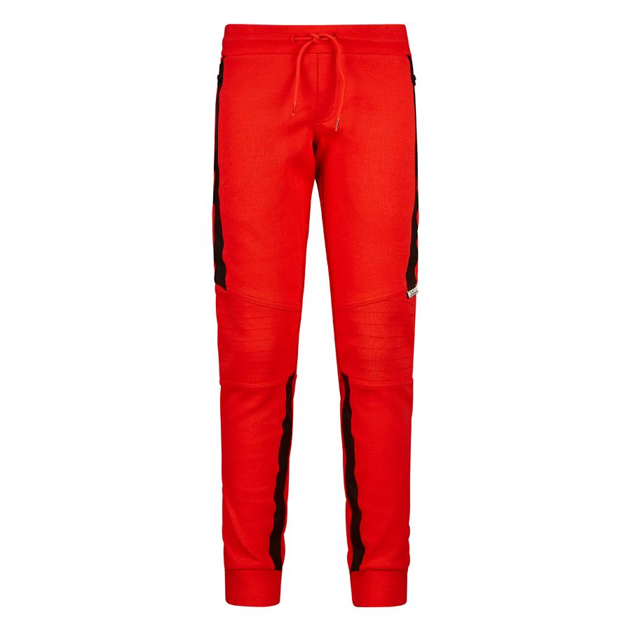 Jongens Sweatpants Valentijn van Retour Jeans in de kleur Red in maat 134/140.
