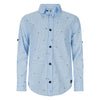 Jongens Blouse Nils van Retour Jeans in de kleur Blue in maat 134/140.