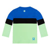 Jongens Longsleeve colorblock Chester van RETOUR in de kleur bright  mint in maat 86.