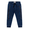Jongens Sweatpants Curtis van RETOUR in de kleur medium blue denim in maat 86.