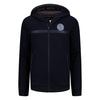 Jongens Hooded sweat zip Otis van RETOUR in de kleur black in maat 170/176.