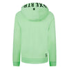 Jongens Hooded sweater Pepijn van RETOUR in de kleur bright  mint in maat 170/176.