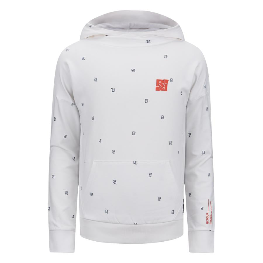 RETOUR Hooded sweater AOP Max