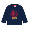 Jongens Longsleeve Mark van Retour in de kleur dark navy in maat 86.