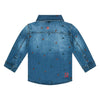 Jongens Blouse Divo van Retour in de kleur medium blue denim in maat 86.