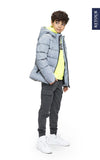 Jongens Jacket Jackson van Retour  in de kleur light grey in maat 158/164.