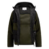 Jongens Borgvest Guy van Retour in de kleur deep olive in maat 122/128.