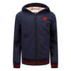 Jongens Borgvest Gildo van Retour in de kleur dark navy in maat 158/164.