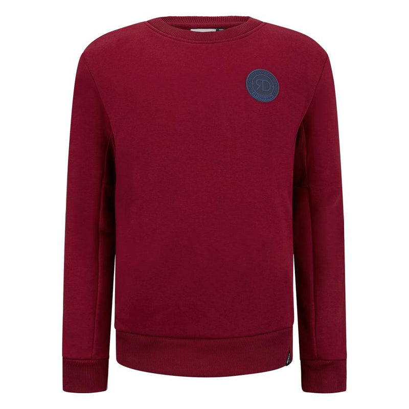 Jongens Sweater crewneck Colin van Retour in de kleur bloodstone red in maat 158/164.