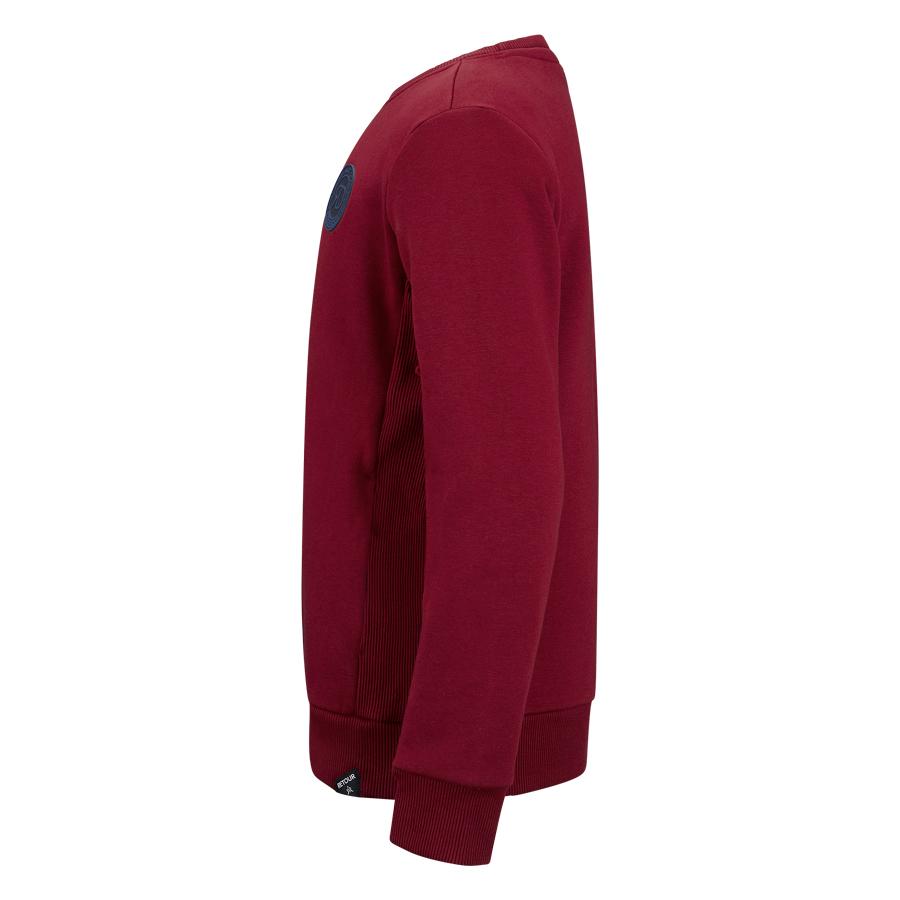 Jongens Sweater crewneck Colin van Retour in de kleur bloodstone red in maat 158/164.