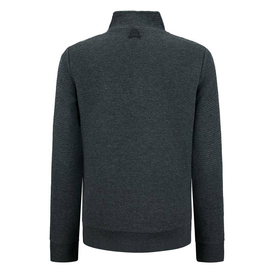 Jongens Sweater zipper Dolf van Retour in de kleur grey marl in maat 158/164.