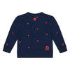 Jongens Sweater Kenji van Retour in de kleur dark navy in maat 86.