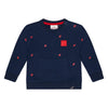 Jongens Sweater Kenji van Retour in de kleur dark navy in maat 86.