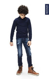 Jongens Coltrui Floyd van Retour in de kleur dark navy in maat 158/164.