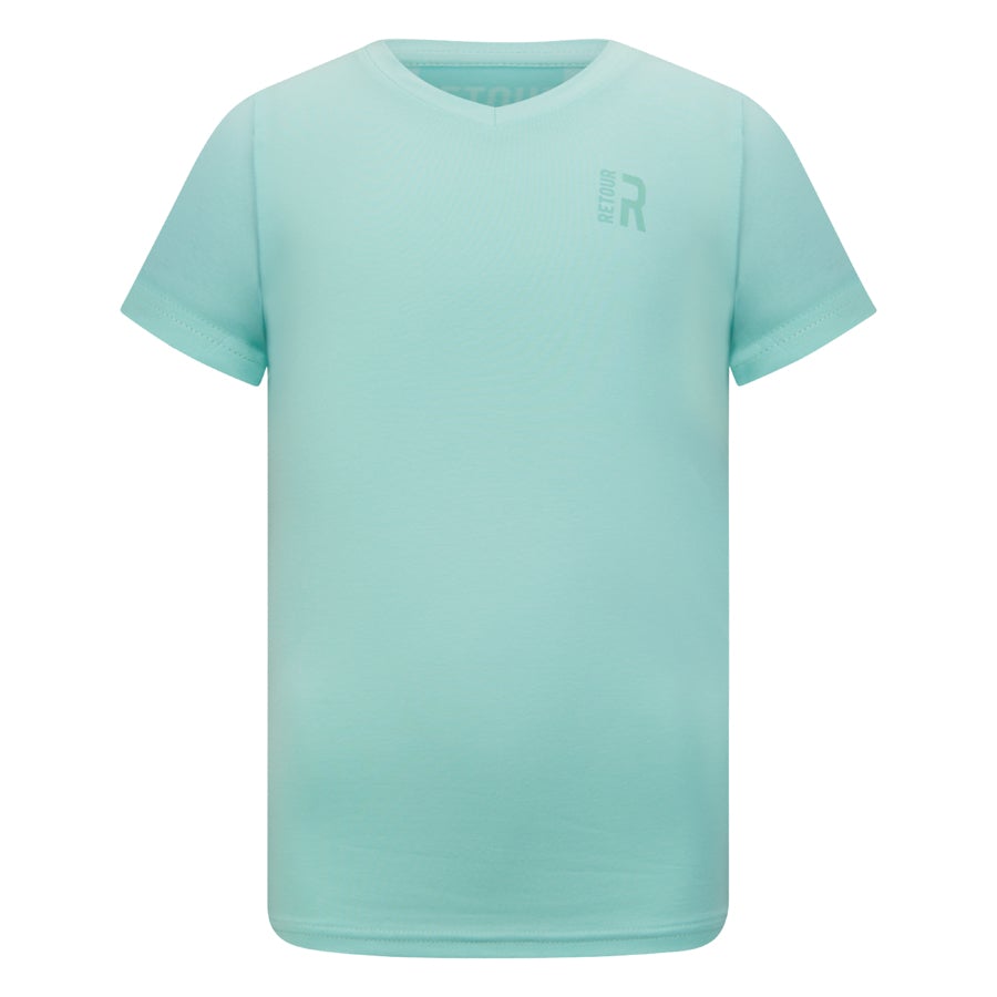 Jongens T-Shirt Sean Soft Green van Retour in de kleur Soft Green in maat 158/164.