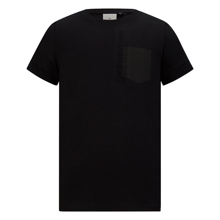Jongens T-Shirt Bryce Black van Retour in de kleur Black in maat 158/164.