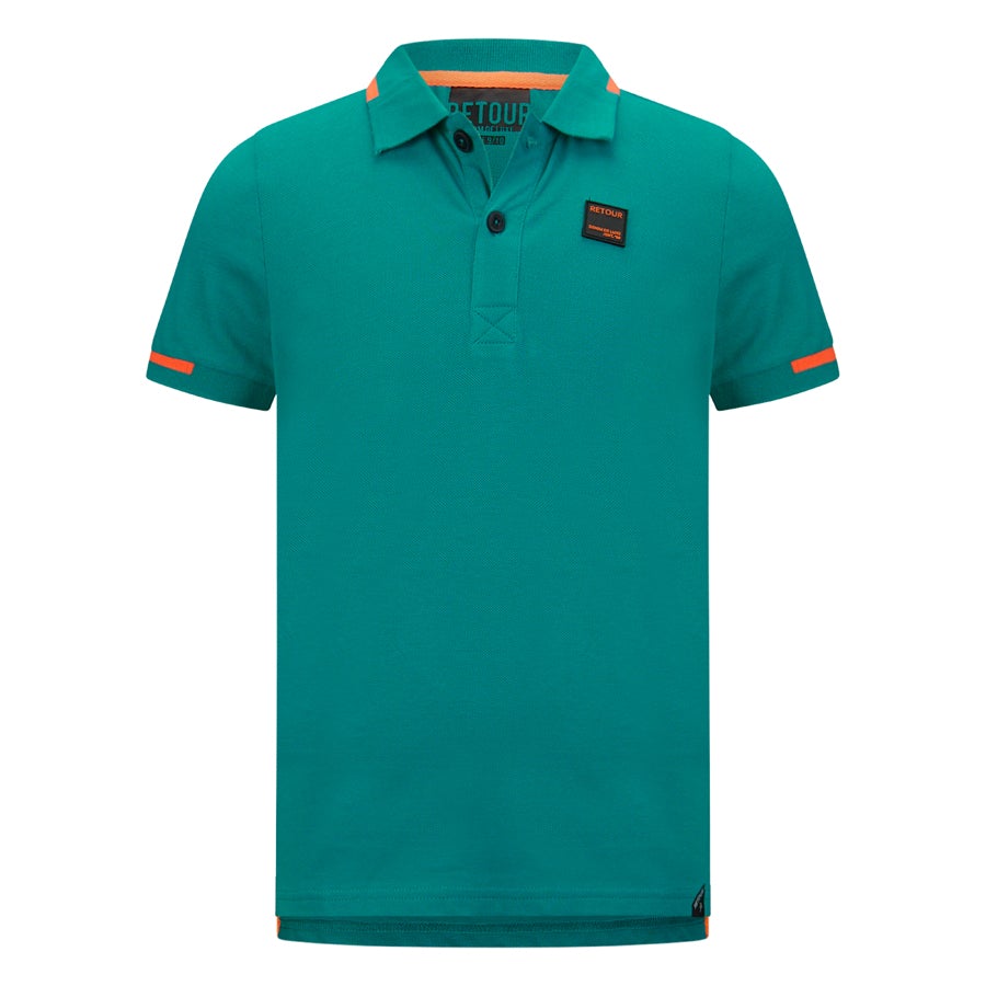 Retour Polo SS Lucas Sea Green