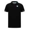 Jongens Polo SS Lucas Black van Retour in de kleur Black in maat 158/164.