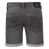 Jongens Jeansshort Loeks Medium Grey Denim van Retour in de kleur Medium Grey Denim in maat 164.