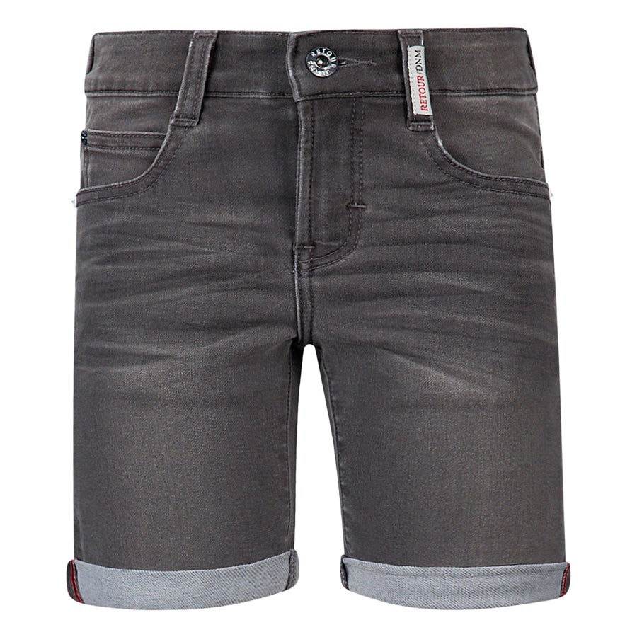 Retour Jeansshort Loeks Medium Grey Denim