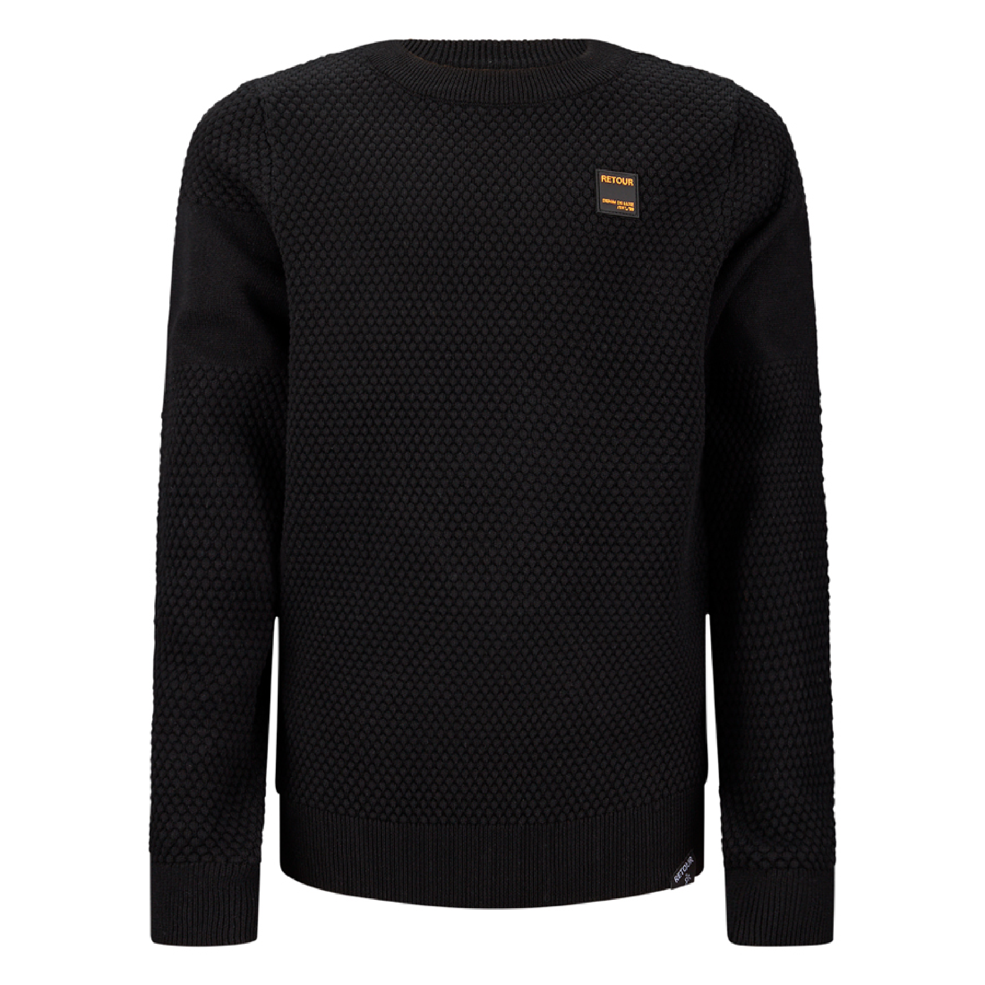 Retour Knitted sweater Eric black